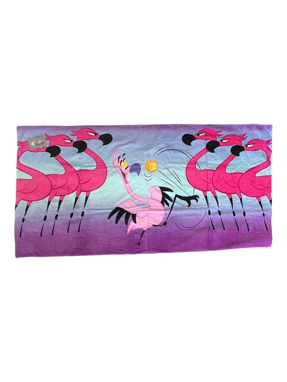 Disney Store Fantasia Yo Yo Flamingo Beach Towel